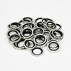 Car Oil Pan Drain Plug Washer Sealing Gasket M12 M14 Self Centering Galvanized Rubber Bonded Seal Washer Engine Oil Plug Washers