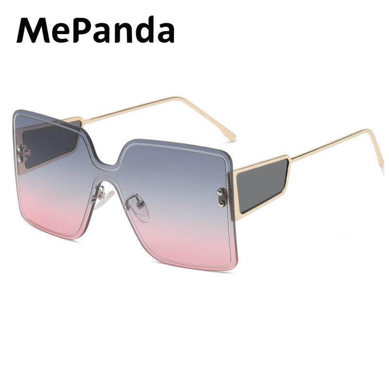 MePanda Unisex one-piece anti-ultraviolet personalized trend sunglasses, UV400.