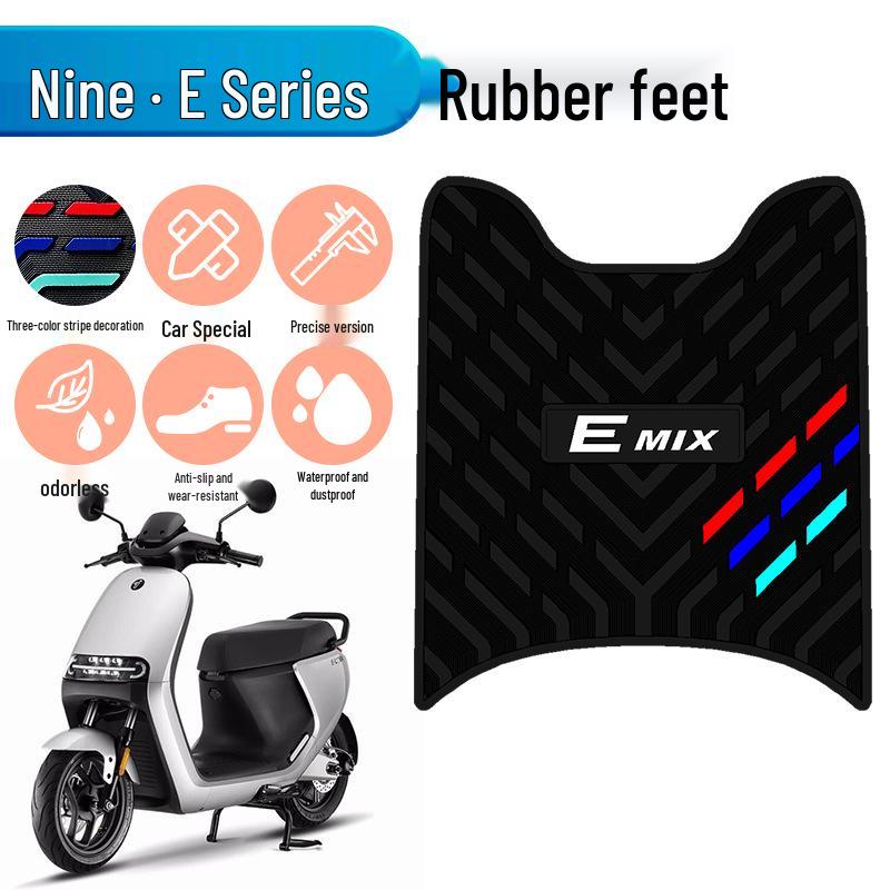 Ninebot E Series Electric Vehicle Rubber Foot Pads: Compatible with E80c, E90, E100, E125, E200p Models.