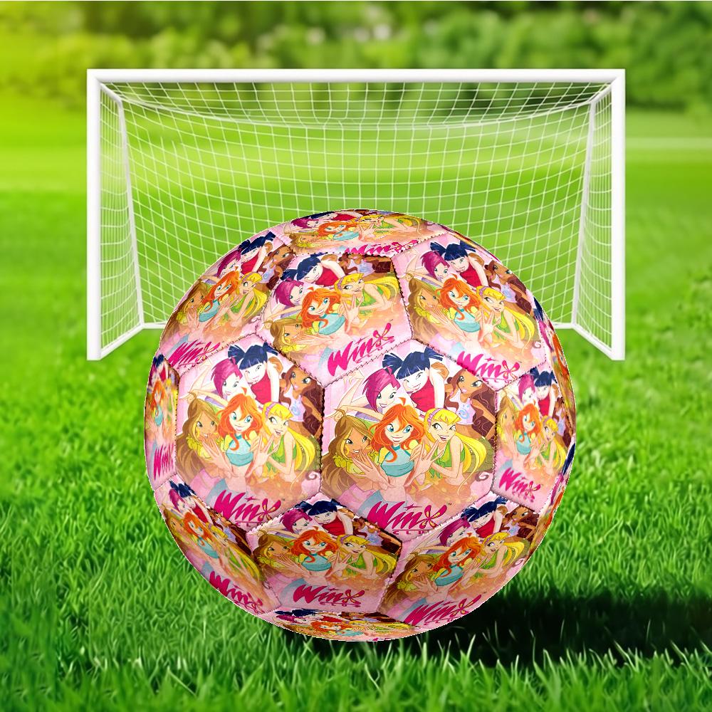 Wink Club Magical Friendship Size 5 Soccer Ball, Suitable for Training and Matches, High-Elasticity, Wear-Resistant Material Gift for Fan