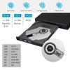USB3.0 Portable External DVD RW CD Writer Slim Optical Drive Burner Reader Player Tray Type For PC Laptop