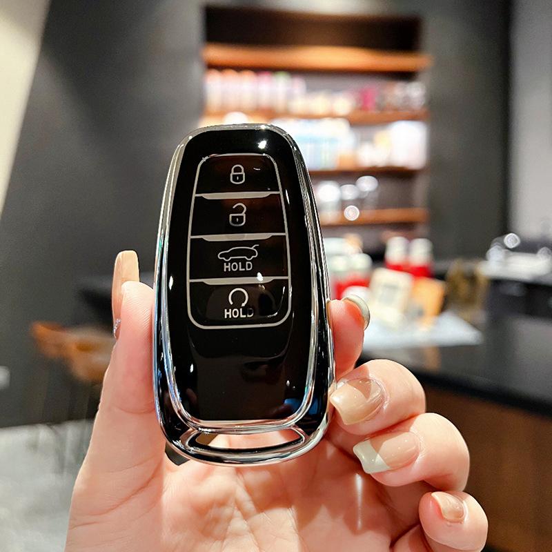 

Подходит для чехла для ключа Hongqi H5 H7 HS5 HS7 новая энергия EHS3 автомобильный кожаный мужской и женский чехол-брелок