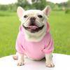 Soft Dog Winter Hooded Sweatshirt Pet Coat Puppy Jacket for Small Medium Dogs French Bulldog Coat Chihuahua Yorkie Pet Costume