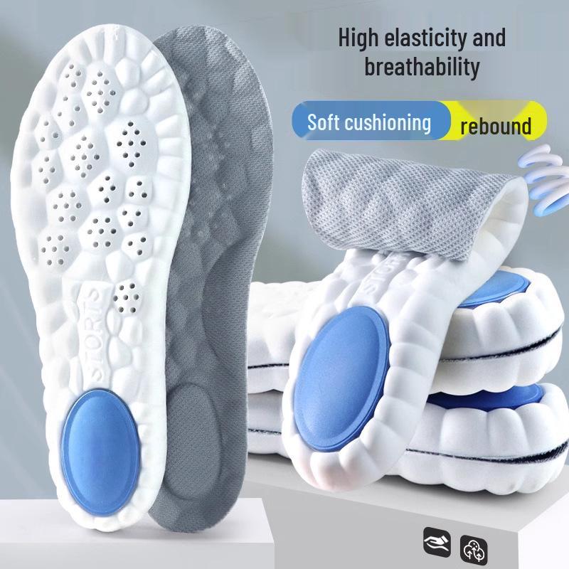 Men's Casual Soft Anti-Odor Shock-Absorbing Sports Insoles - Thick, Breathable & Anti-Pain