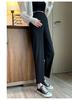 Maternity Wide-Leg Pants: Lightweight Summer Style, Nine-Point Length, Loose Fit, Belly Support, Seamless, Fashionable, Versatile for Home & Outings.