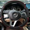 Braid Car Steering Wheel Cover for Mercedes Benz CLS550 CLA250 E250 E350 E400 E550 GLA250 GLK250 GLK350 C250 C300 C350 B250e