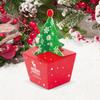 Christmas Boxes 10-Piece Christmas Tree Candy Box 3D Bag Basket Decoration For Valentine's Family Birthday Holiday Easter Snack