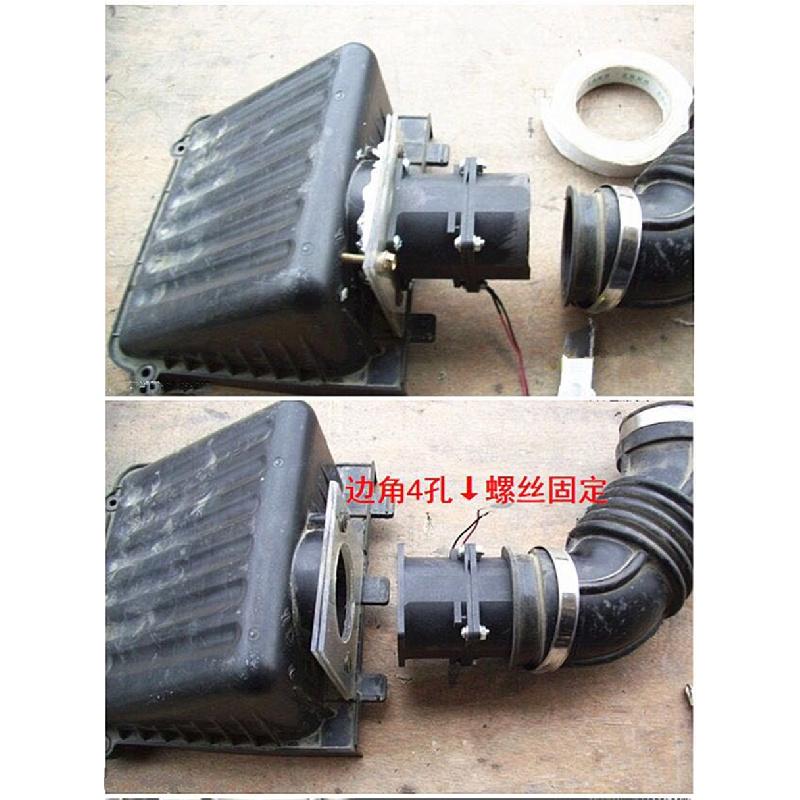 Neues Auto Auto Elektrische Turbine Turbo Doppellüfter Turbolader Ladedruck Ansauglüfter 2Kpa