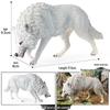 Animal Model Set: Lion, Tiger, Elephant, Panda, Giraffe, Hippo, Rhino, Sheep