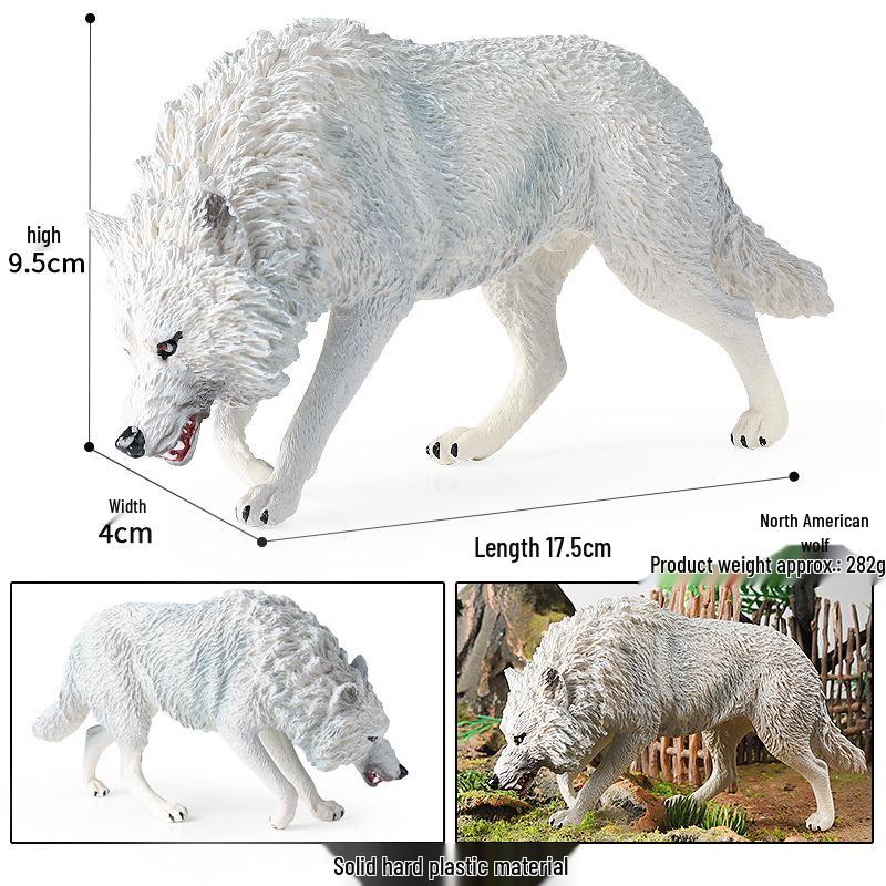 Animal Model Set: Lion, Tiger, Elephant, Panda, Giraffe, Hippo, Rhino, Sheep