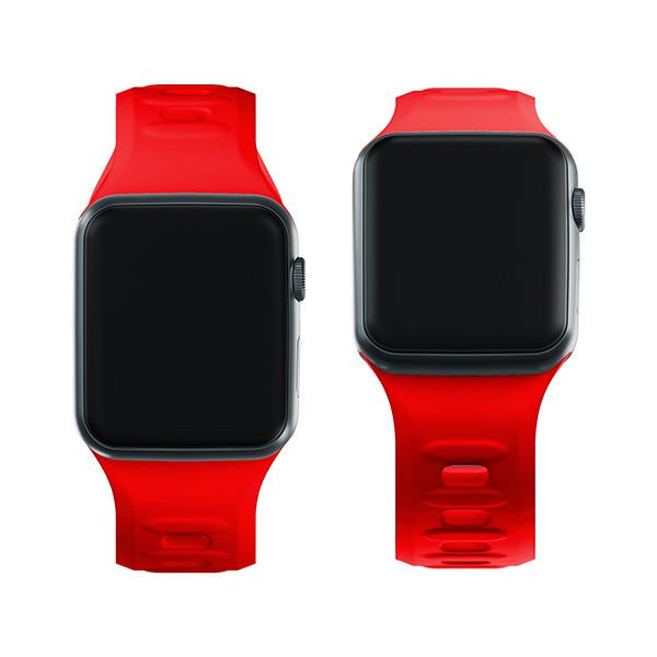 Pasek Silikonowy 3Mk Silicone Watch Strap Do Apple Watch 42/44/45/49Mm Czerwone