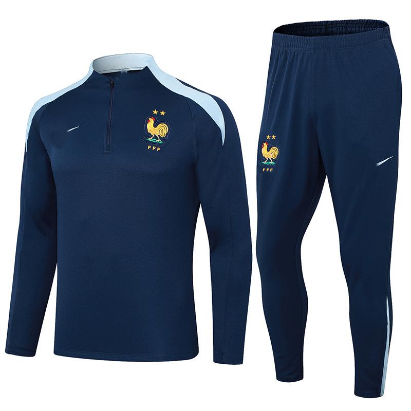 National Team Brazil France Germany England Argentina Portugal Italy Football Training Suit Long Sleeve Suit