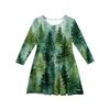 Girls' Princess Dress - Long Sleeve A-Line T-Shirt Dress Christmas Day
