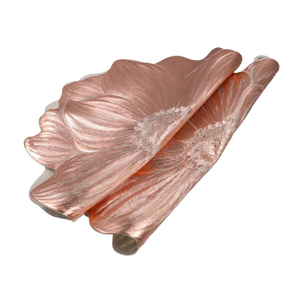 2PCS Oil-Resistant Flower Shaped Placemat Solid Color Coaster Durable Tableware Mat Kitchen