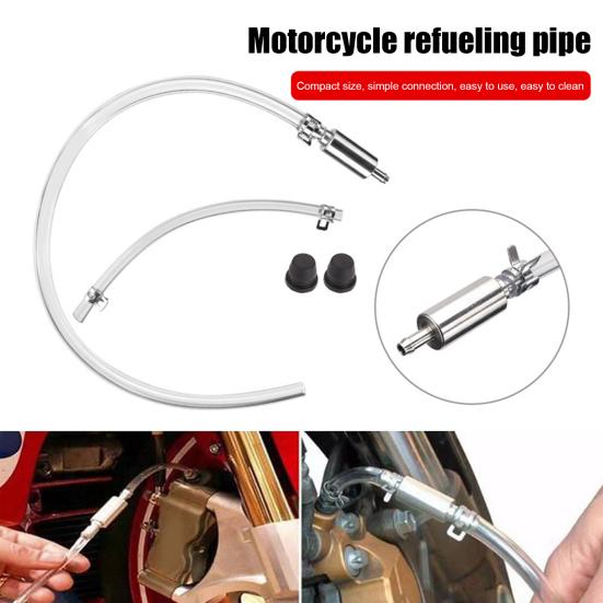 Tubo Spurgo Freni Kit Spurgo Liquido Freni Universale Facile da Usare Auto Moto Valvola di Ritegno Monodirezionale Tubo Kit Attrezzi Spurgo