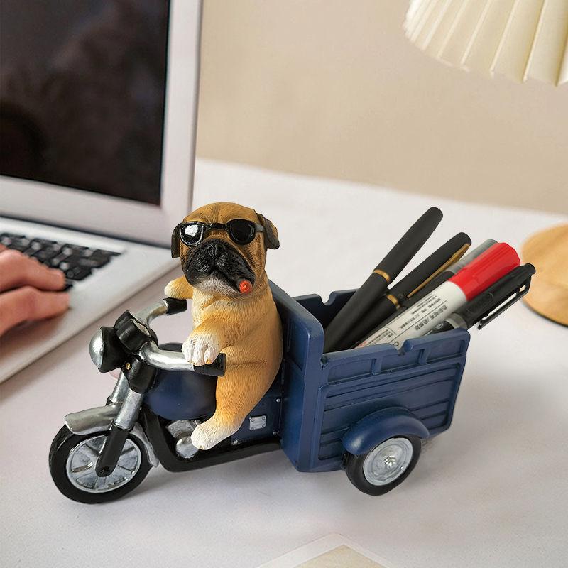 Cute Creative Pen Holder Student Desktop Decoration Ornaments Desk Storage Box Office Goodies Stationery Birthday Gift