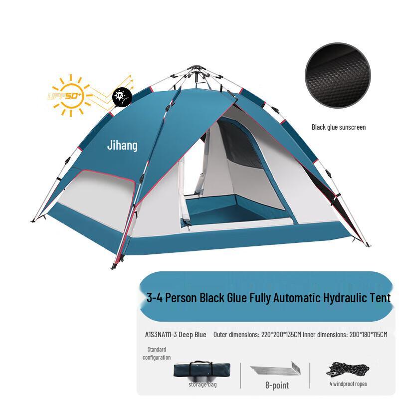 Jihang Automatic Pop-Up Double Camping Tent