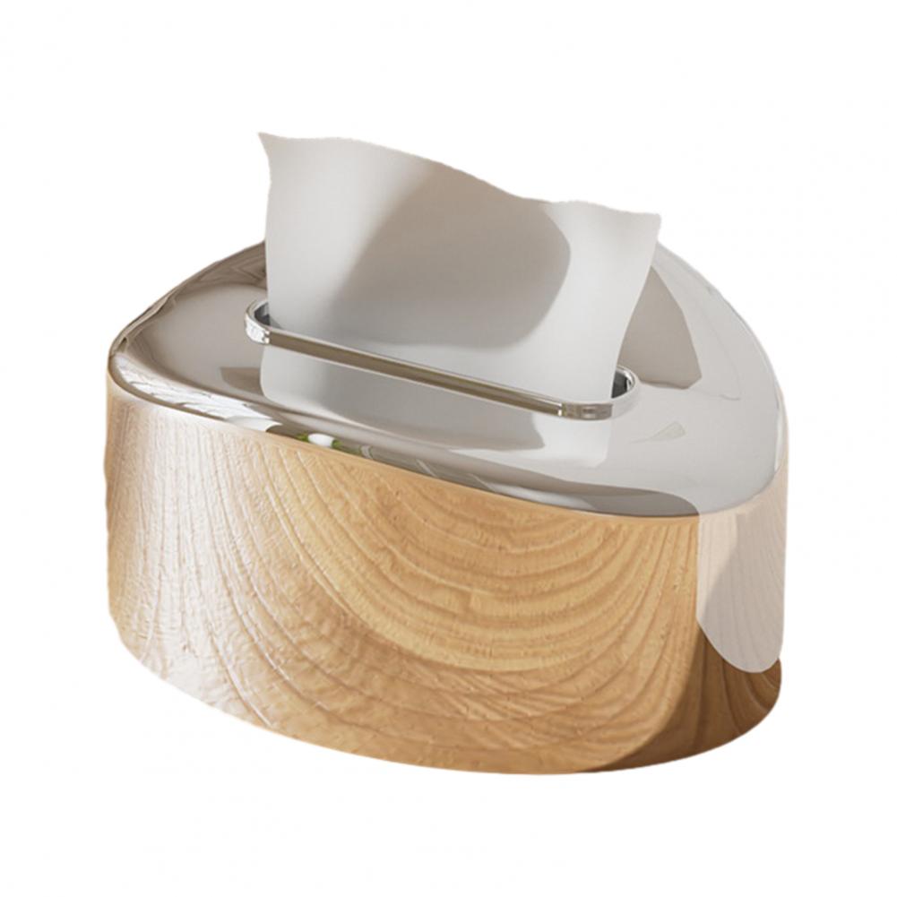 Spring Tissue Dispenser Corner Tissue Box Cover Spring Support Tissue Holder Decorative Dispenser for Home Room Bedroom Office