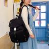 Schoolbag College Student Backpack Women's 1011 New Casual Junior High School Backpack Fashion Japanese Large-capacity Class Schoolbag Tide