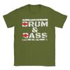 Casual T Shirt Summer Drum And Bass  Funny Party Saying Trendy Cool TShirts  100 Cotton Tee Shirt for Unisex Y2K Classic Tops