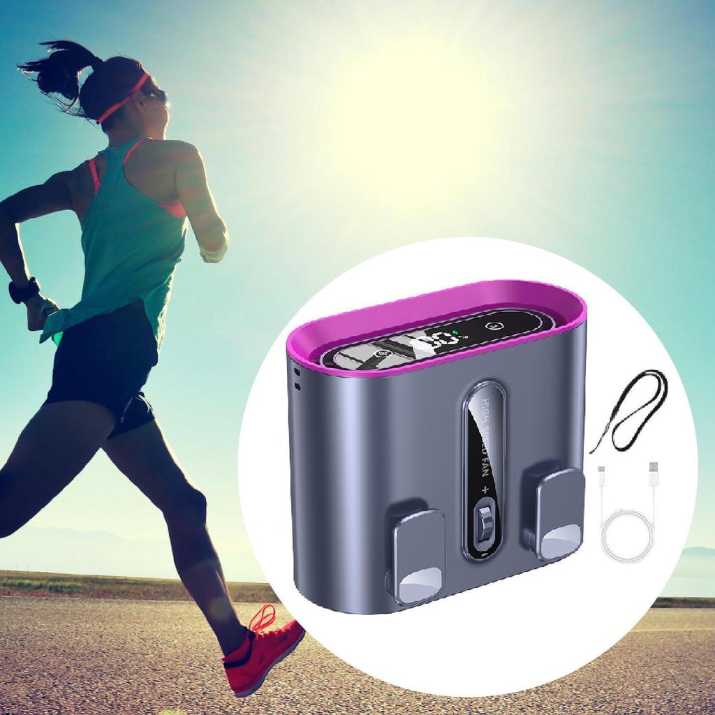 Waist Fan Hanging Cooling Mini Creative Practical Personal Body Portable for Running Backpacking