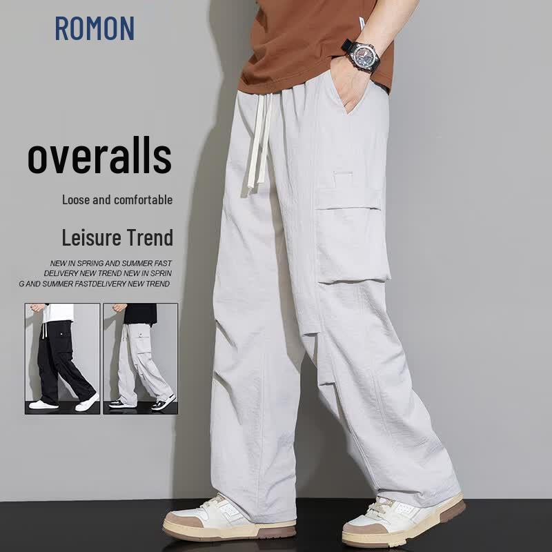 ROMON Men s Casual Loose Fit Cargo Pants XL