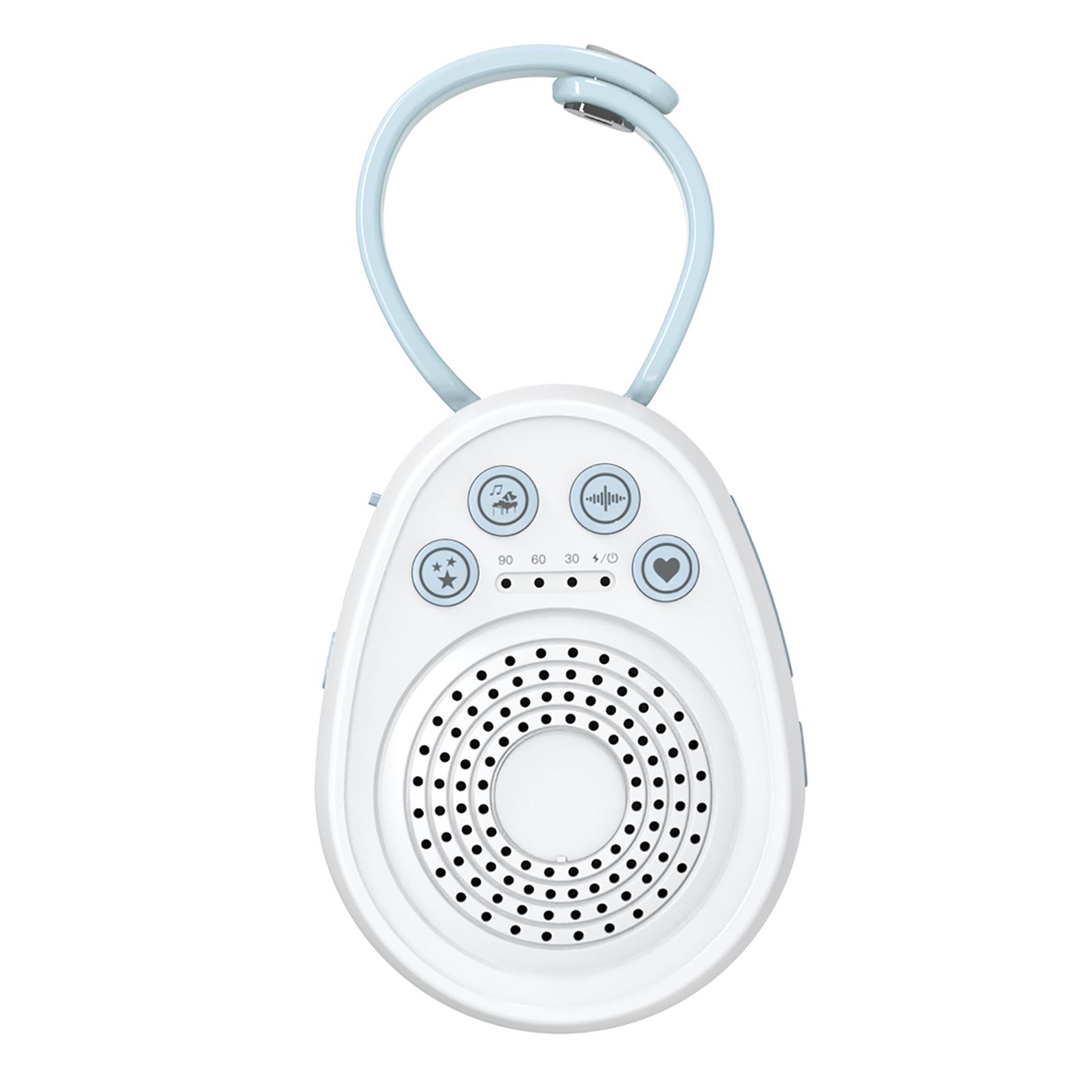 

White Noise Machine for Baby Sleep with 20 Soothing Tracks, 4 Sound Types, Portable Sleep Aid for Infants, Rechargeable Battery, 30Celsius60Celsius90m