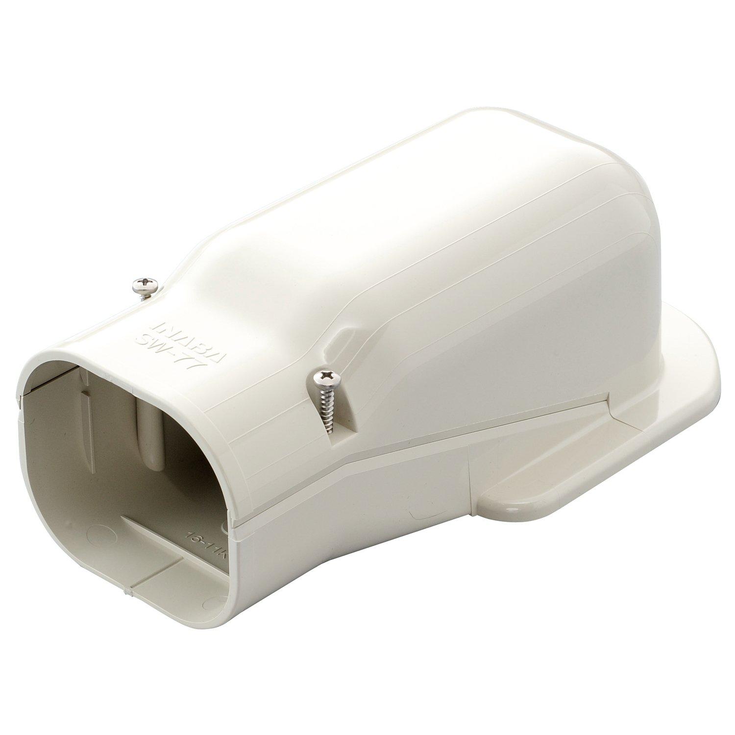 

Slimduct Gray PVC Wall Inlet 3.75 inches Elbow Duct Fitting