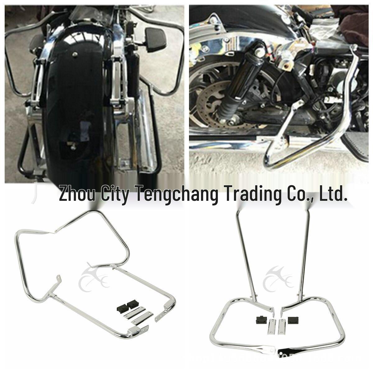 

Задний багажник мотоцикла Harley, кронштейн, бампер для Street Glide Road King 1997-2003 Steel