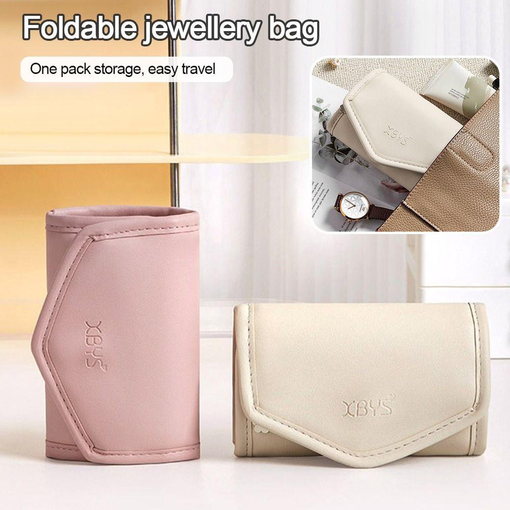 

Mini Necklace Earrings Bag Leather Storage Bag New Fashion Jewelry Bags Travel