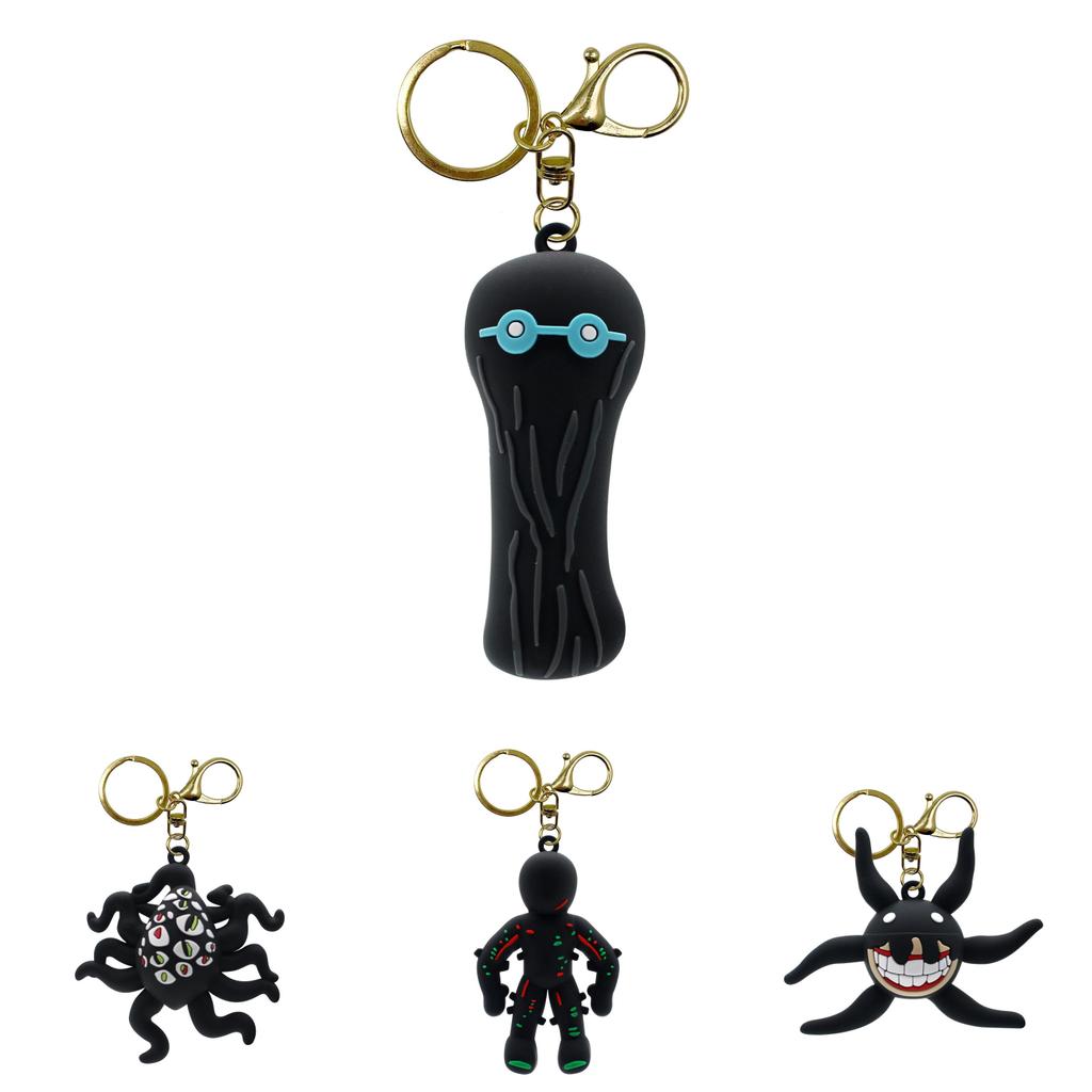 Get Your Scare On With These Doors Roblox Figure Keychains Perfect For Halloween And Everyday Use!