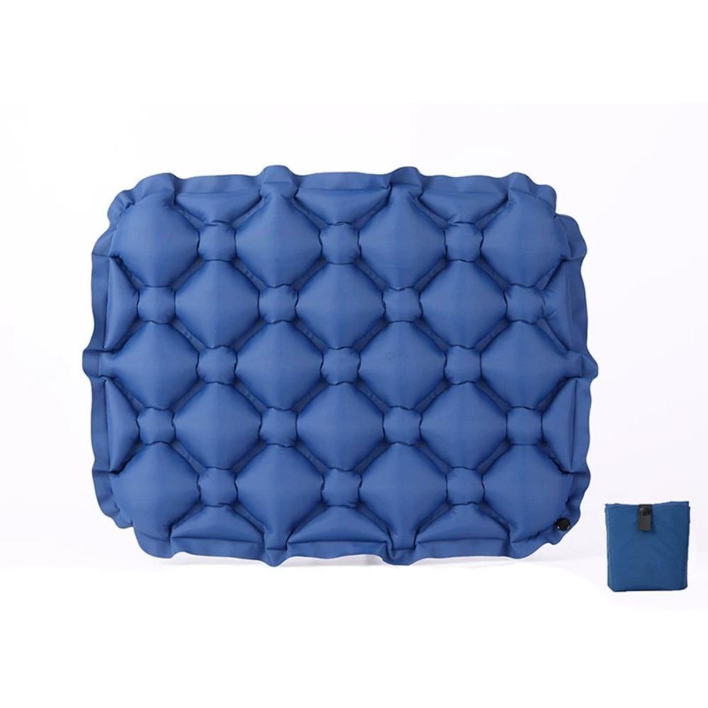 Foldable Inflatable Seat Cushion Space-saving Lightweight Camping Chair Mat Moisture-proof Water Resistant Car Seat Cushion