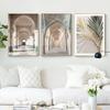 Bismillah Islamic Canvas Painting Architecture Wall Art Allha Religious Pictures for Interior Frameless Poster Prints No Frame