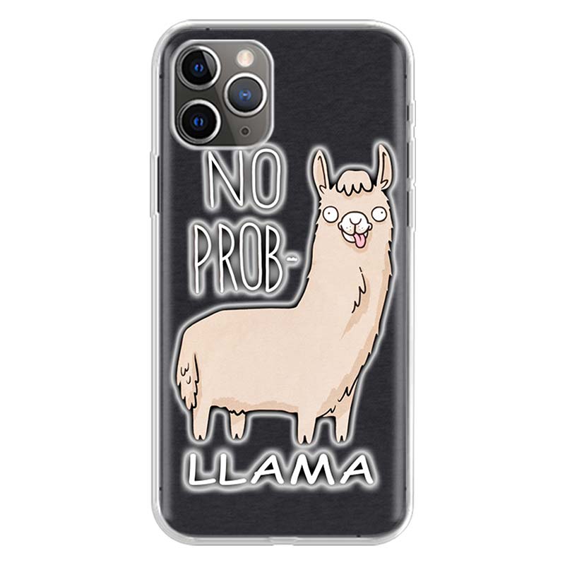 Lama Llama Alpacas For iPhone 17 Air 16 15 14 Plus 13 Mini 12 11 Pro Max Phone Case 16E 7 Print 8 SE Fundas Cover Soft Coque 16