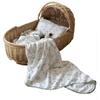 Summer Baby Bamboo 4-Layer Cool Quilt: Newborn Ice Silk Blanket for Naps & Air Conditioning.