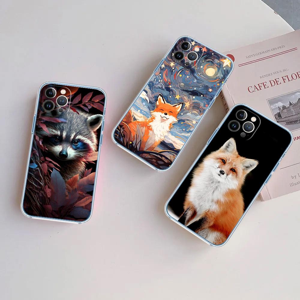QT18 fox funny foxs lovely cute New High-End Phone Case for Samsung Galaxy A04 A04S A05 A05S A14 A23 A34 A54 M23 M52 M53 A55 A35