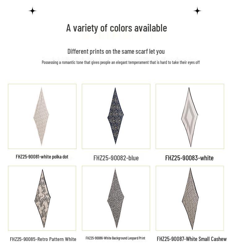 Autumn Women's 100% Mulberry Silk Crepe Double-Sided Scarf – Light Luxury Shawl & Sunscreen Snood