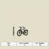 Vintage Bicycle Metal Wall Art, Classic Bike Silhouette, Retro Iron Decor for Living Room, Cycling Enthusiasts, Rust-Proof, Easy Hang