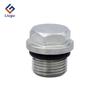 Hexagonal Flange End Cap 1/8 "1/4" 3/8 "1/2" 3/4 "1" -2 "BSP Male Thread 304 Stainless Steel Pipe Fitting - Oil Plug, Pipe Plug