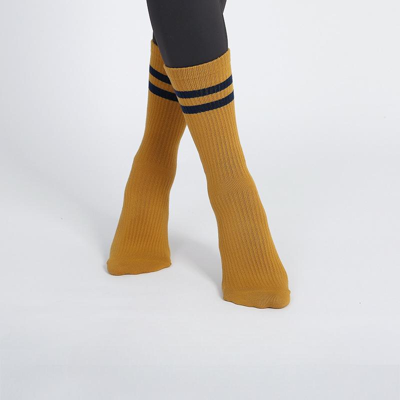 

Женские осенние носки для йоги, пилатеса, нескользящие, профессиональные, для занятий спортом в помещении, резиновые, с компрессией 1 pair жёлтый