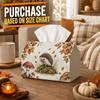 1pc Wild Woodland Nature Tissue Box - Hedgehog Mammal Mushroom Napkin Storage Box, Suitable for Rolls/Facial Tissues/Single Sheets, Available for Fall