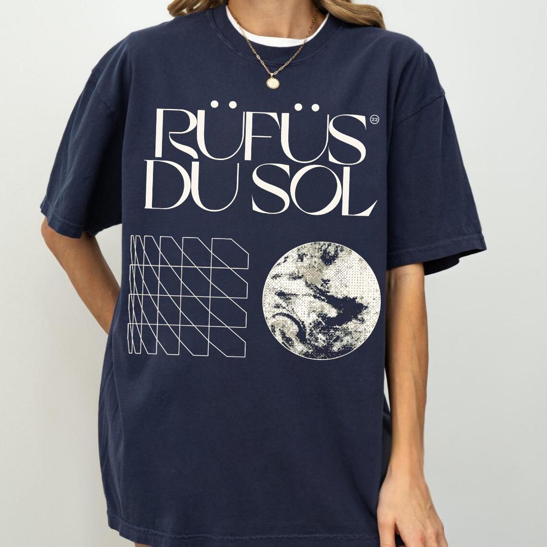 Rufus Du Sol Tour 2026 Music T-Shirt Gift for Fans S