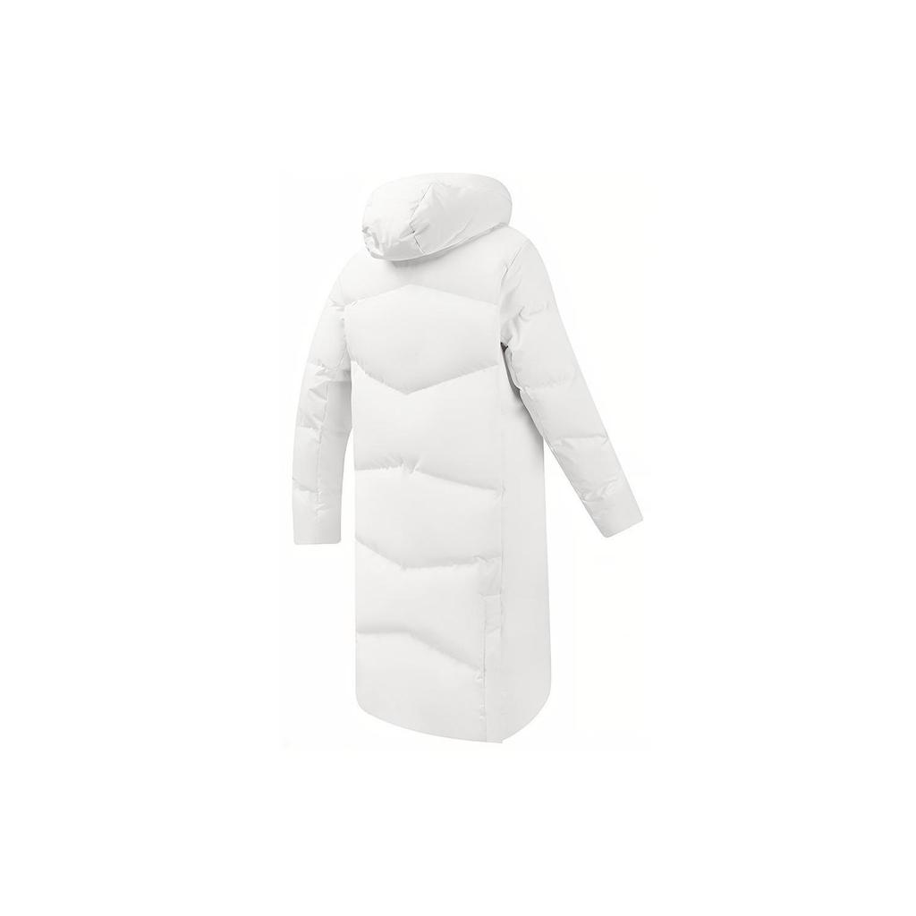 Fila Long Thick Hooded Down Jacket Women Outerwear Jade-White A11W041931F-WT