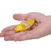 Hard Fish Lure Bionic Cicada Shape Fishing Bait with Rotating Spins Propeller Treble Hook 7.5cmY238 8
