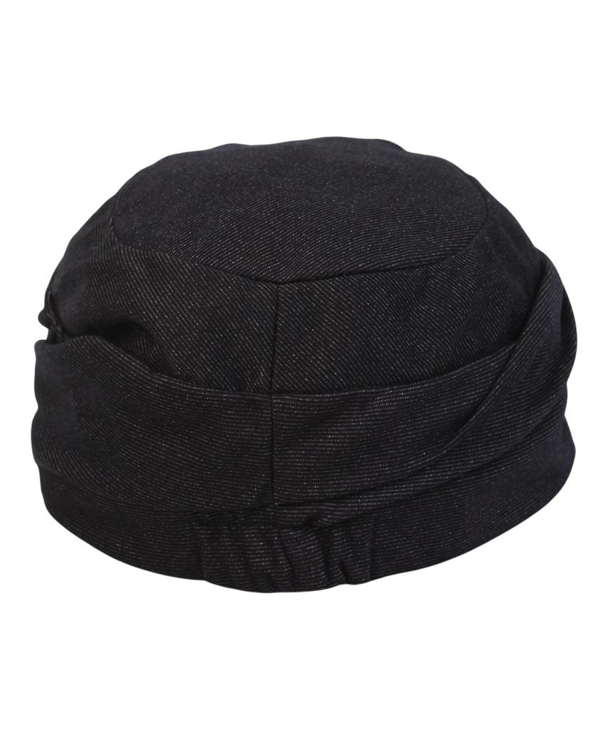 Yunibeosyeolkemiseuteuli Wire Wrinkle Poly Black Marine Cap