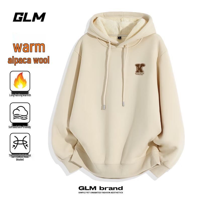 

GLM Men s Korean Style Loose Fit Hooded Sweatshirt 3XL