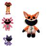 Customizable Smiling Critters Purple Cat Stuffed Animal With Short Plush 45cm