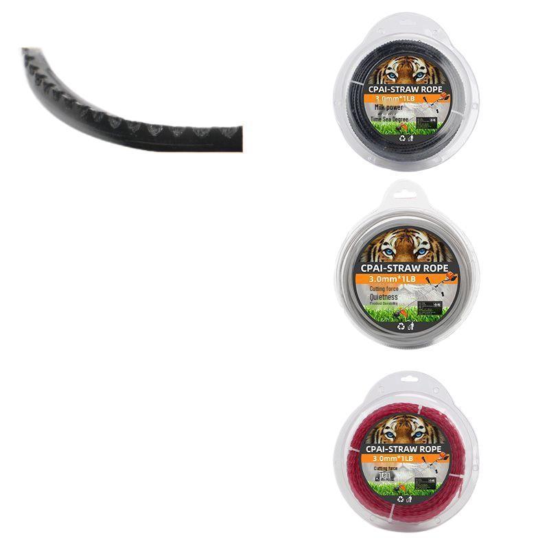 Universal Nylon Gezahnter Stahldraht Rasenmäher Zubehör - Verschleißfeste Bürste zum Grasschneiden