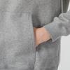 adidas Logo Embroidered Loose Fit Long Sleeve Hoodie Men Hoodies Gray IN3165