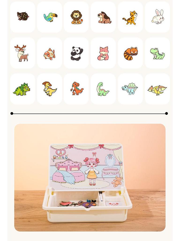 2025 Bestseller Magnetic Puzzle for Kids - Enhancing Intelligence & Early Education for 6-Year-Old Boys & Girls